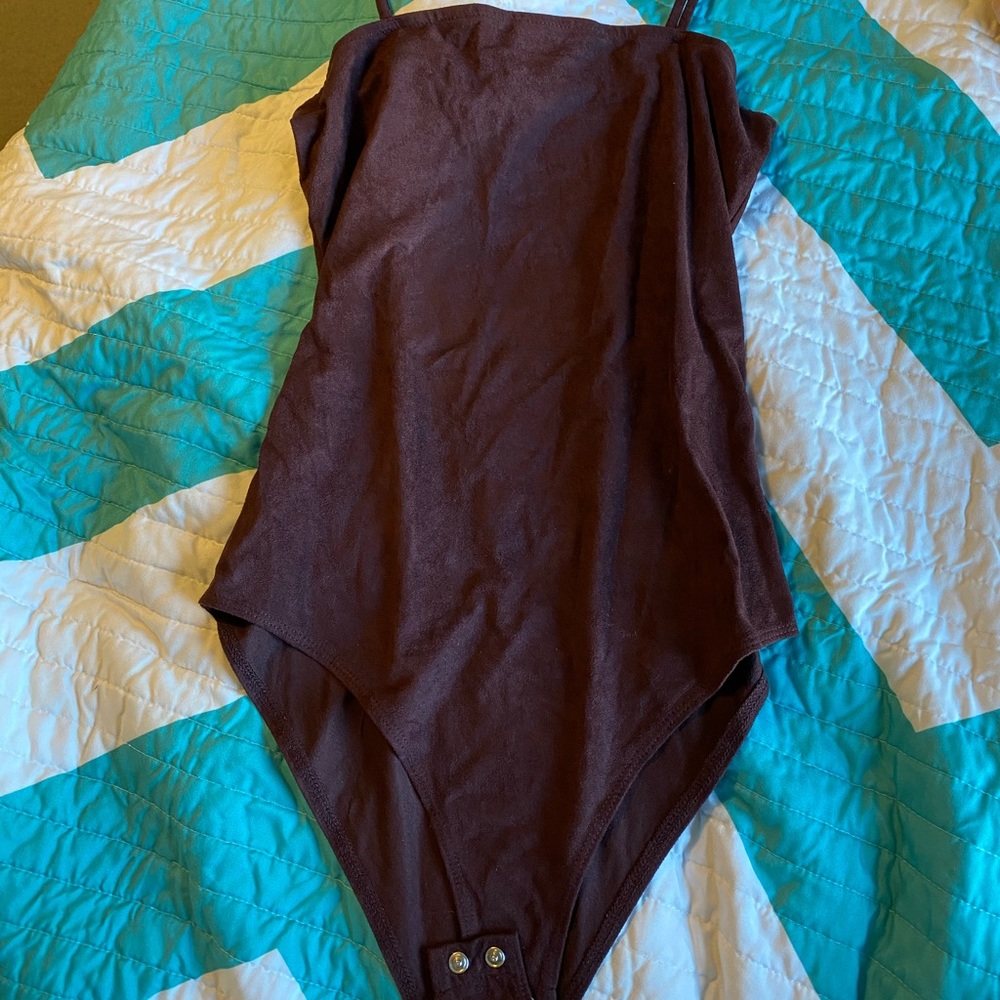 Maroon bodysuit